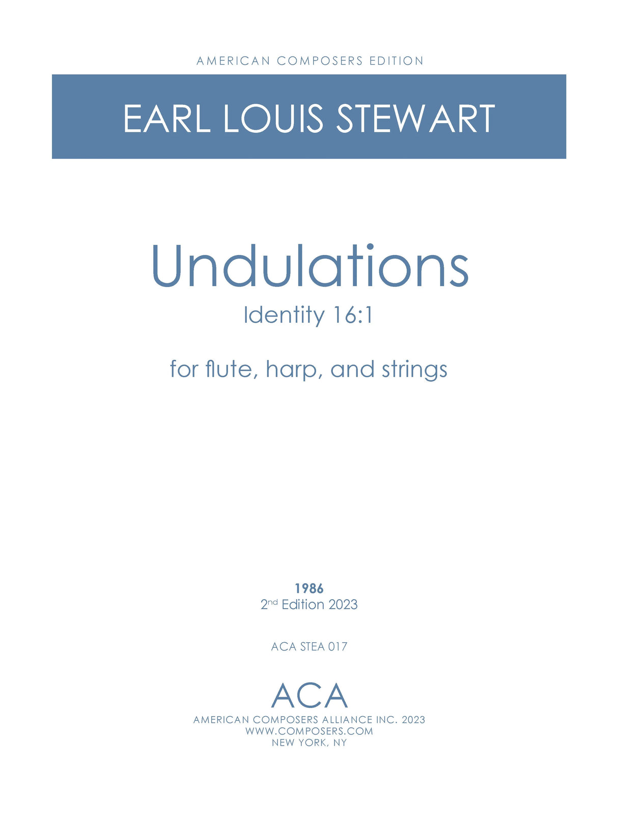 Stewart: Undulations