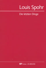 Spohr: Die letzten Dinge, Op. 61
