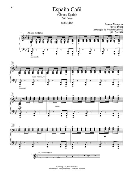 Marquina: España Cañi (arr. for piano 4 hands)