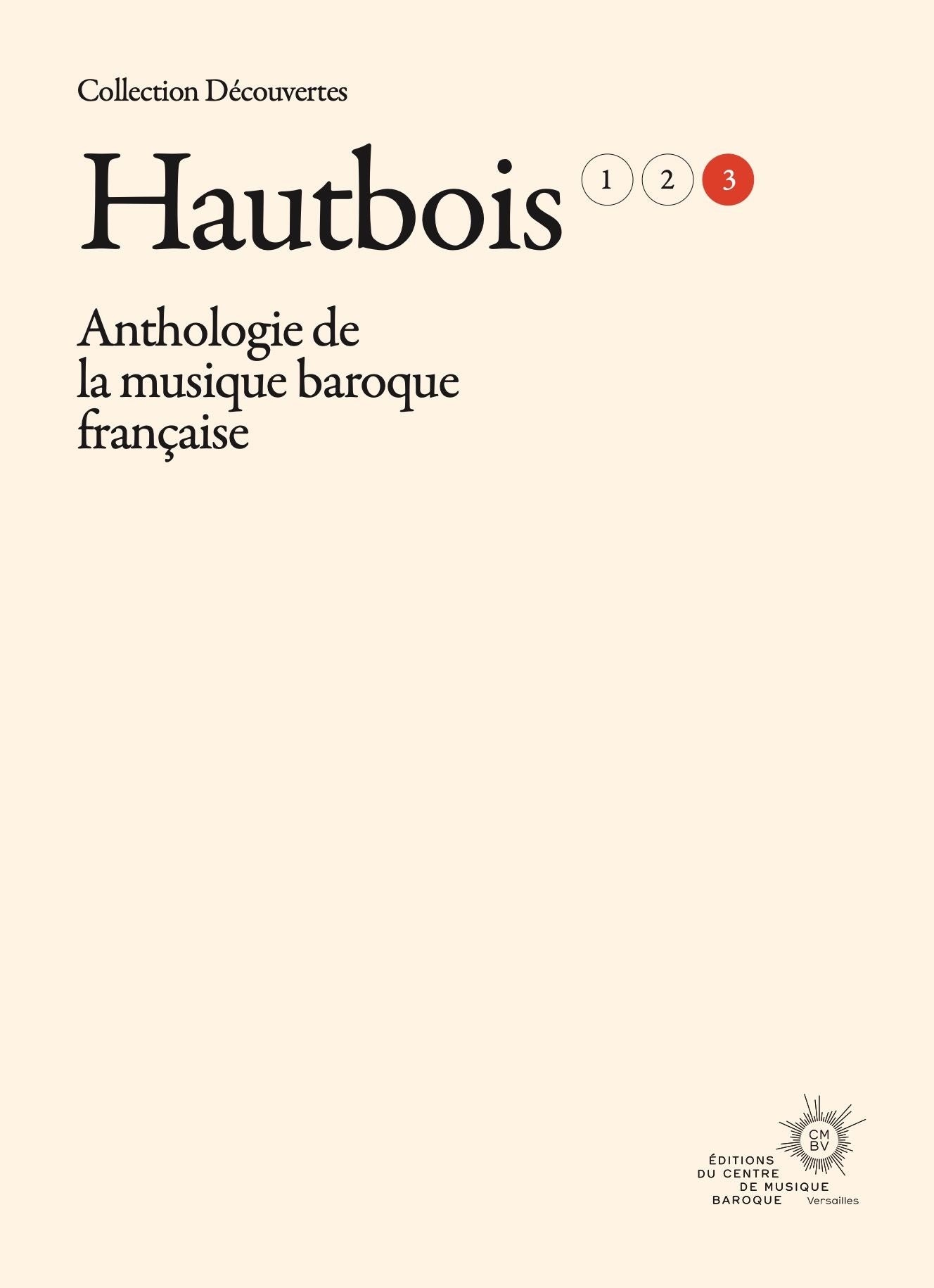 Anthology of French Baroque Music - Oboe - Volume 3 – Ficks Music