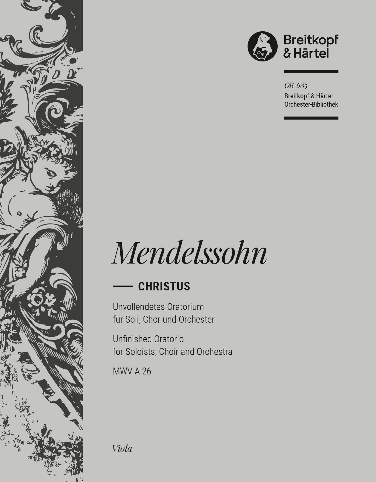 Mendelssohn: Christus, MWV A 26, Op. 97 – Ficks Music