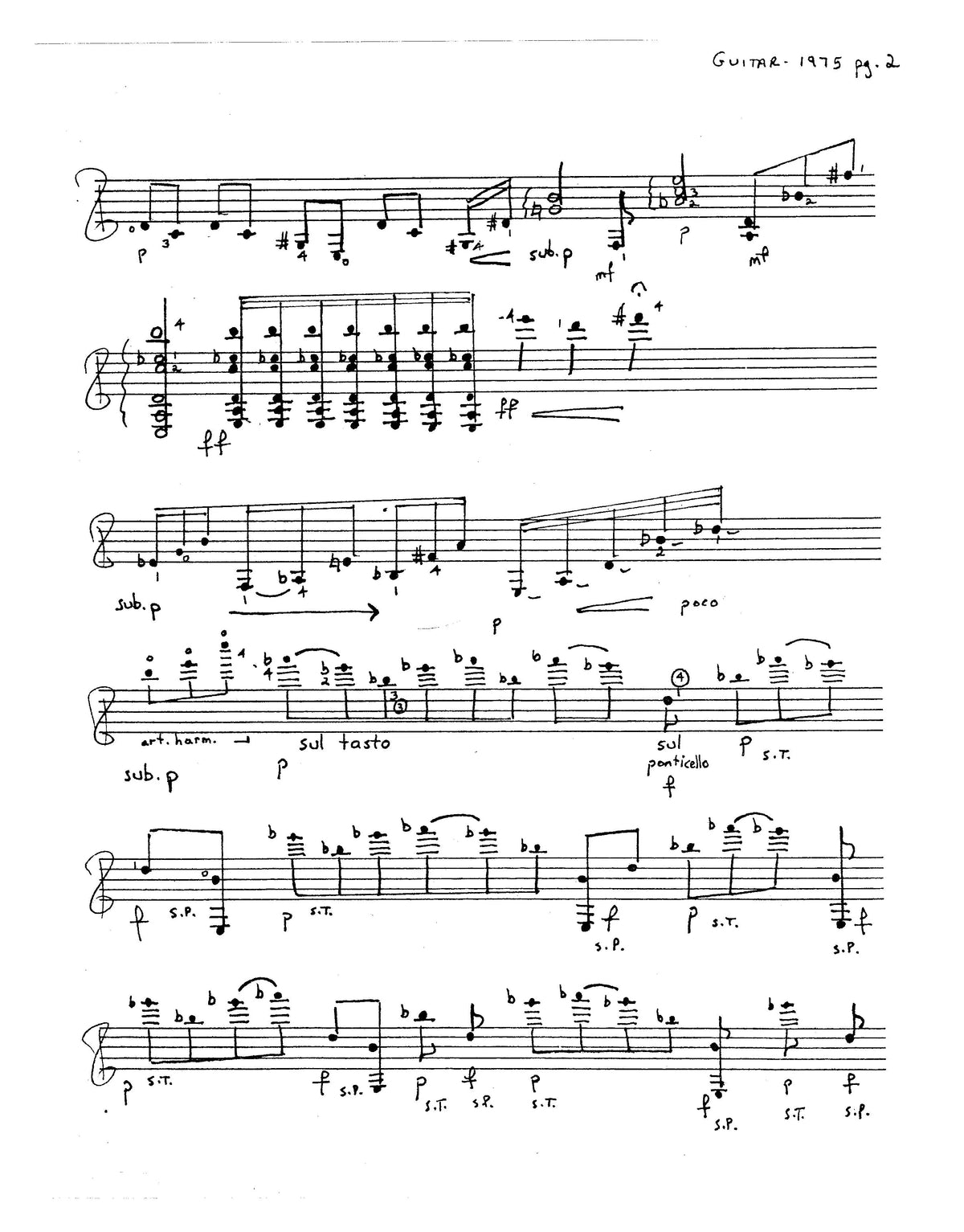 Tanenbaum: Guitar-1975