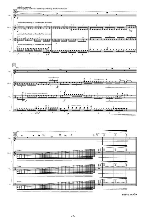 Dorman: String Quartet No. 1