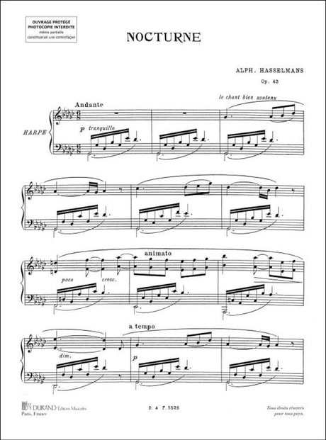 Hasselmans: Nocturne, Op. 43