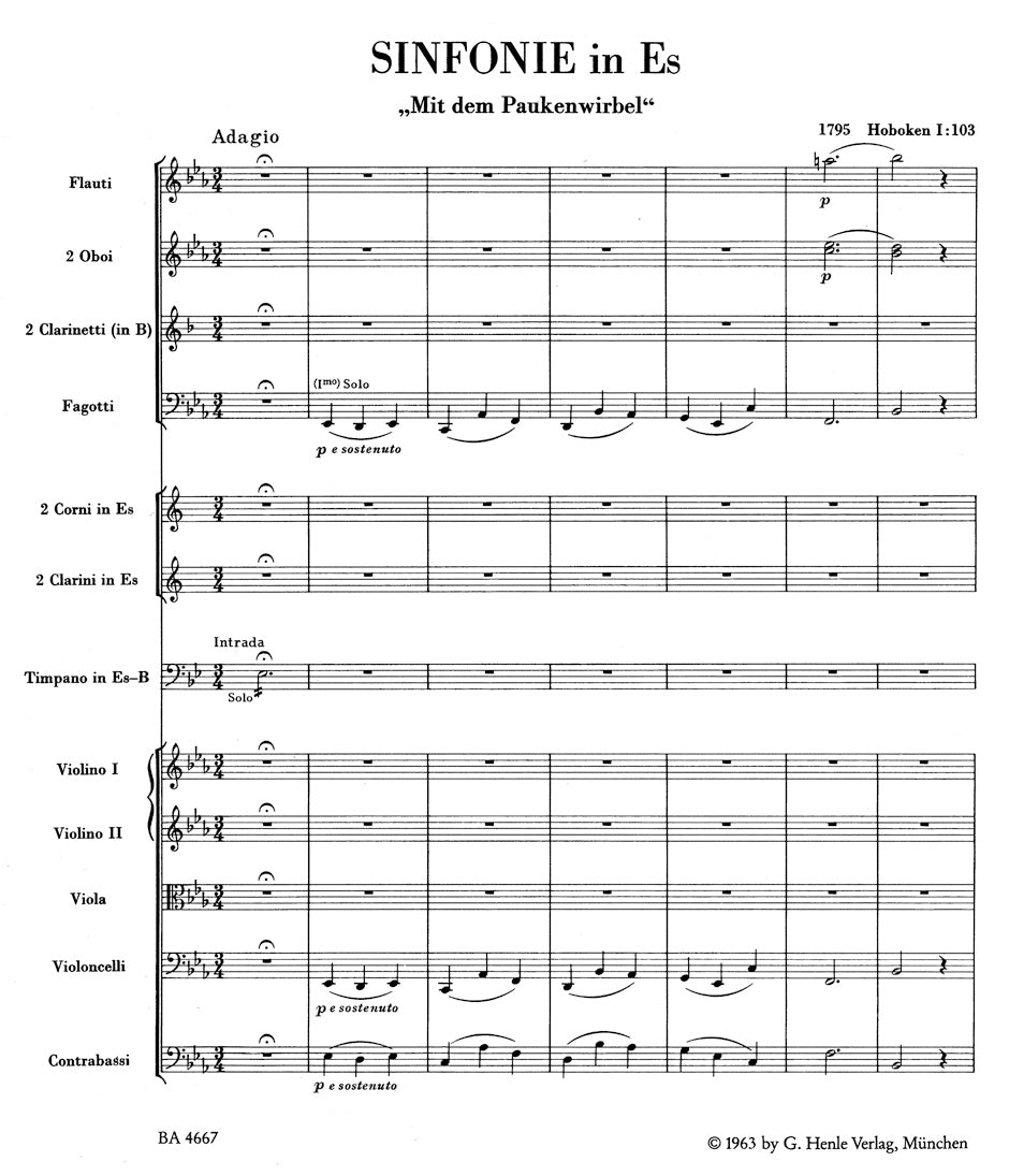 Haydn: London Symphony No. 11 in E-flat Major, Hob. I:103 – Ficks