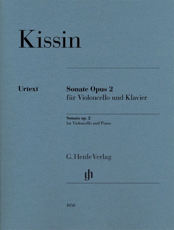 Kissin: Cello Sonata, Op. 2 – Ficks Music