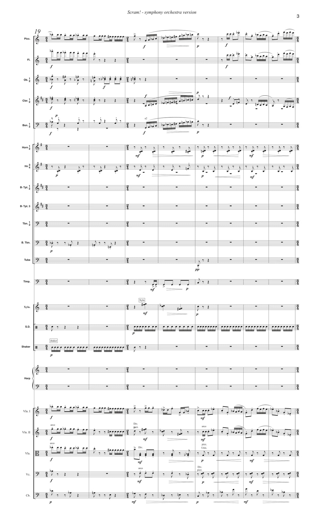Stephenson: Scram! (Version for Trumpet & Chamber Orchestra)