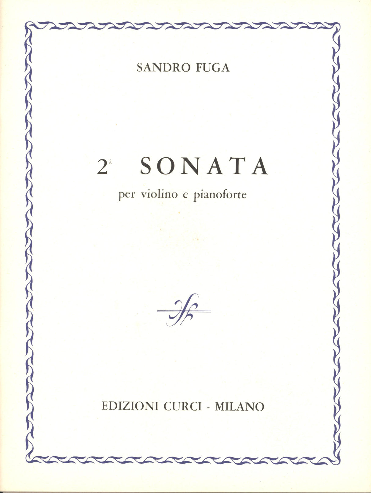 Fuga: Violin Sonata No. 2