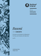 Busoni: Piano Concerto in C Major, BV 247, Op. 39