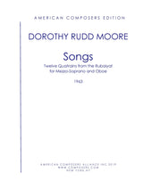 Moore: Songs - Twelve Quatrains From The Rubaiyat