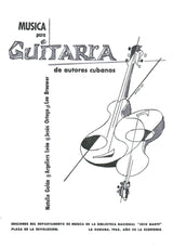 Música para guitarra de autores cubanos