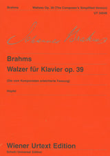 Brahms: Waltzes, Op. 39 (Simplified Version)