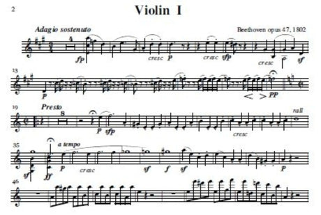 Beethoven: Sonata in A Major, Op. 47 (arr. for string quintet)