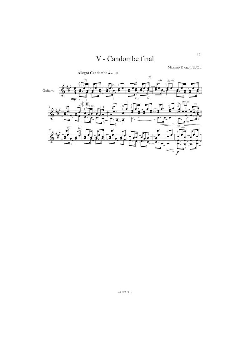 Pujol: Suite del Plata No. 5