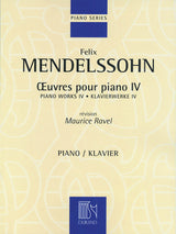 Mendelssohn: Piano Works - Volume 4