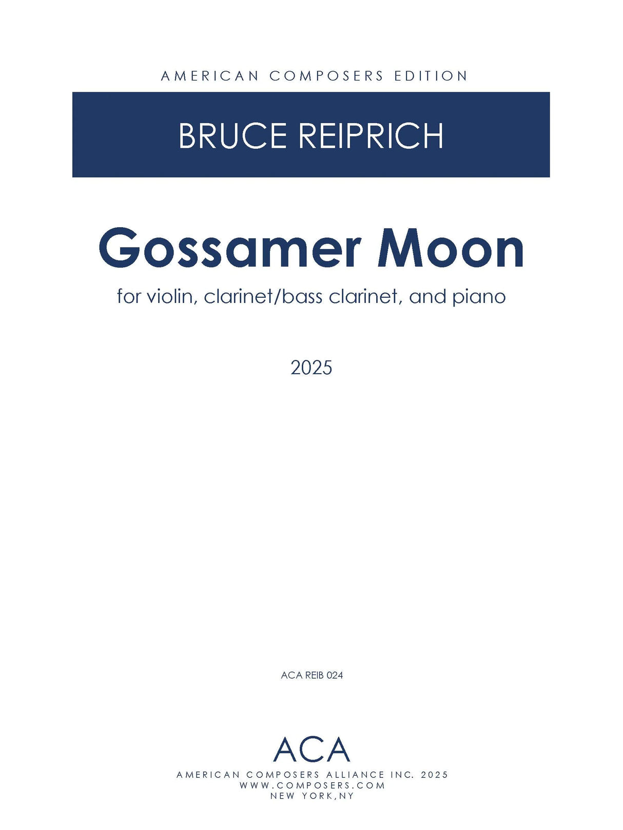 Reiprich: Gossamer Moon