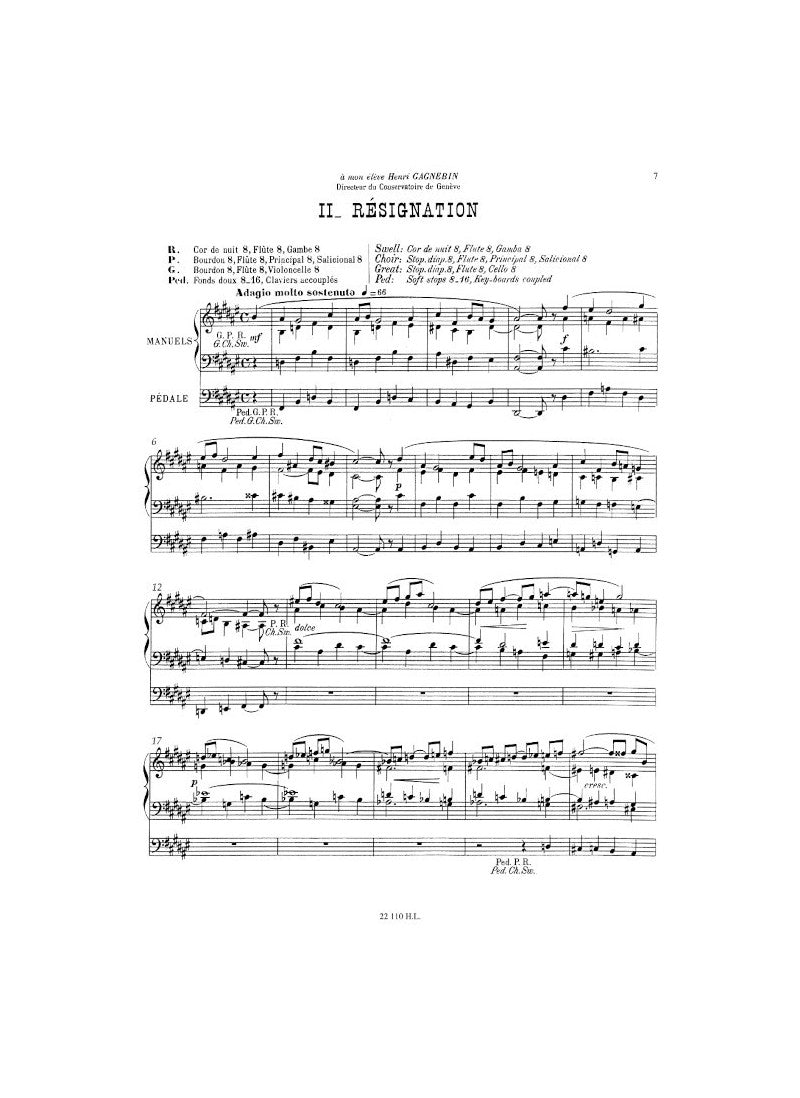 Vierne: Pièces de fantaisie, Op. 55 (Quatrième Suite)