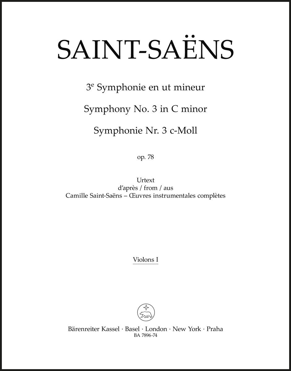 Saint-Saëns: Symphony No. 3 in C Minor, Op. 78 – Ficks Music