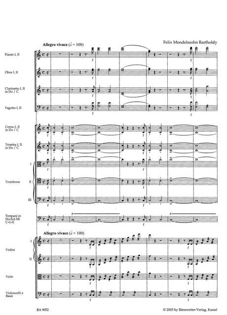 Mendelssohn: Trumpet Overture, MWV P 2, Op. 101