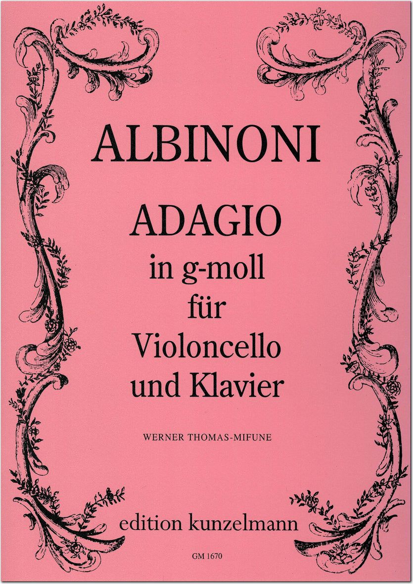 Albinoni: Adagio in G Minor (arr. for cello & piano) – Ficks Music
