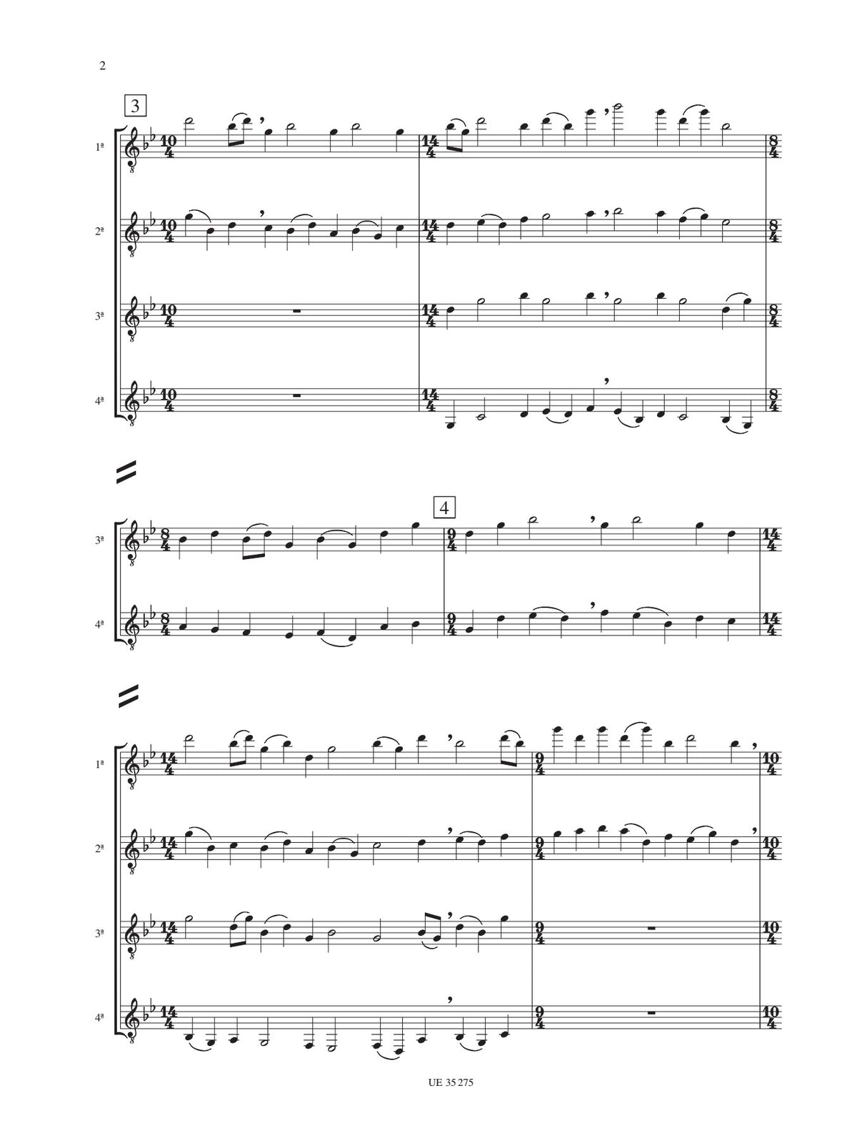 Pärt: Summa (for guitar quartet)