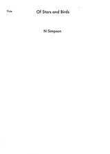 N. Simpson: Of Stars and Birds (Version for Flute, Clarinet, & Vibraphone)