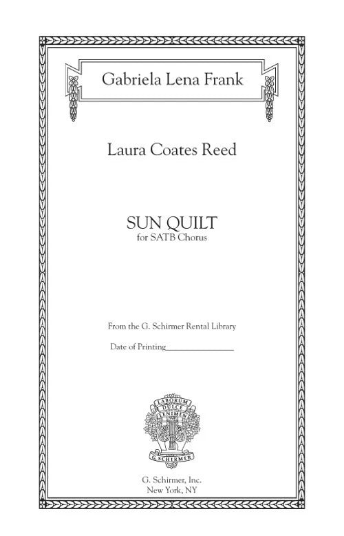 Frank: Sun Quilt