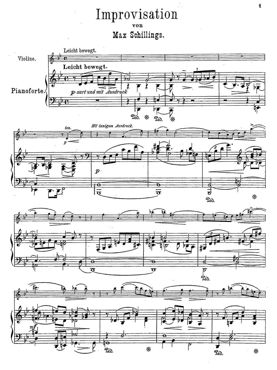 Schillings: Improvisation