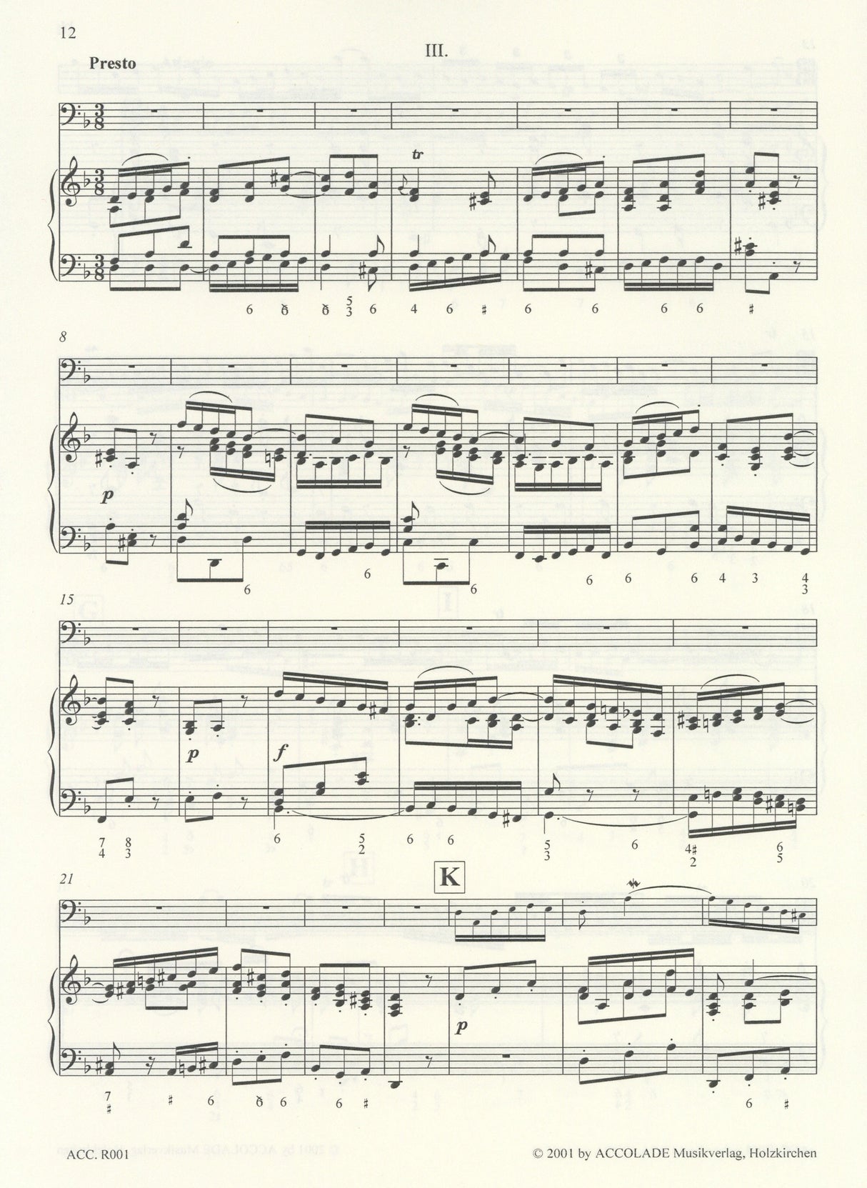 Bach: Concerto in D Minor, BWV 1056 (arr. for bassoon)