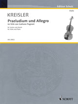 Kreisler: Praeludium and Allegro