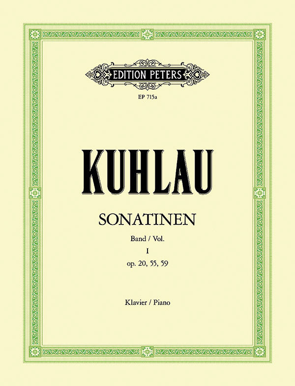 Kuhlau: Sonatinas - Volume 1 (Opp. 20, 55, 59)