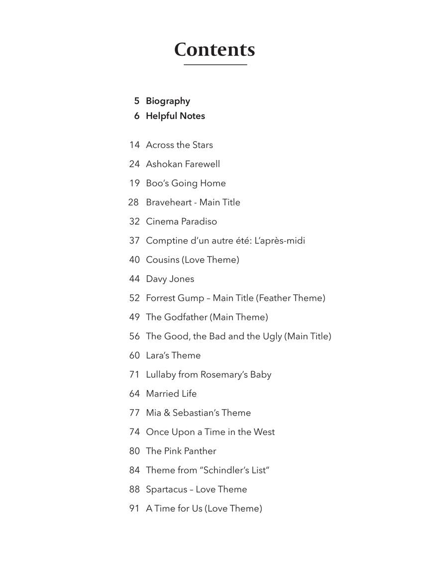 Movie Themes for Classical Guitar