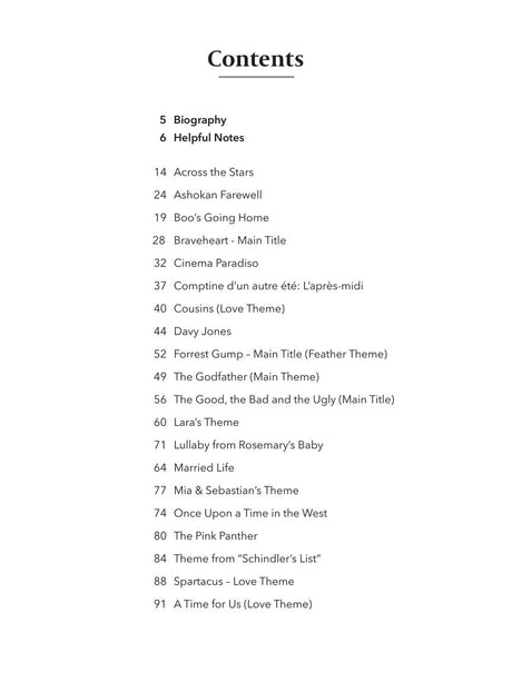 Movie Themes for Classical Guitar