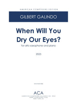 Galindo: When Will You Dry Our Eyes?