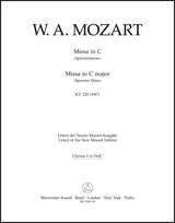 Mozart: Missa in C Major, K. 220 (196b)