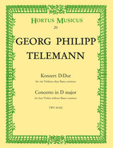 Telemann: Concerto for 4 Violins Without Bass, TWV 40:202