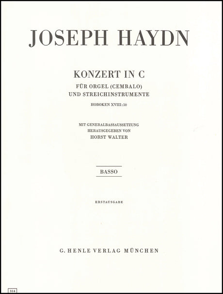 Haydn: Organ (Harpsichord) Concerto, Hob. XVIII:10