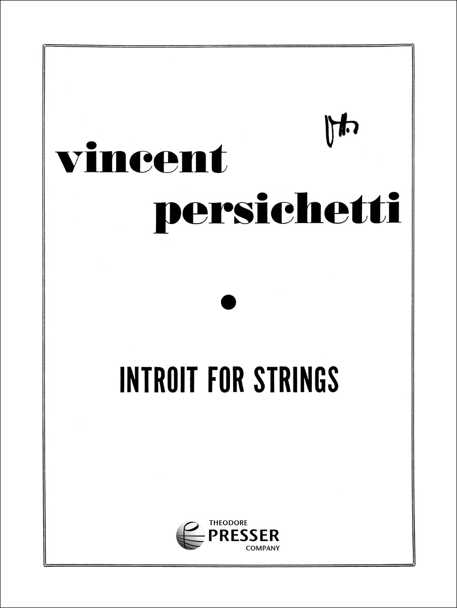 Persichetti: Introit for Strings