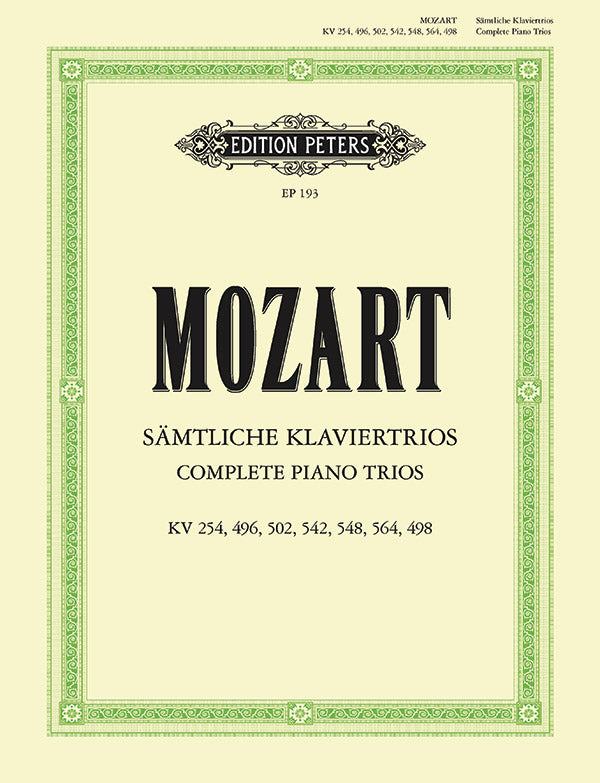 Mozart: Piano Trios
