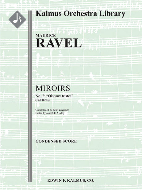 Ravel: Oiseaux Tristes (arr. for small orchestra)