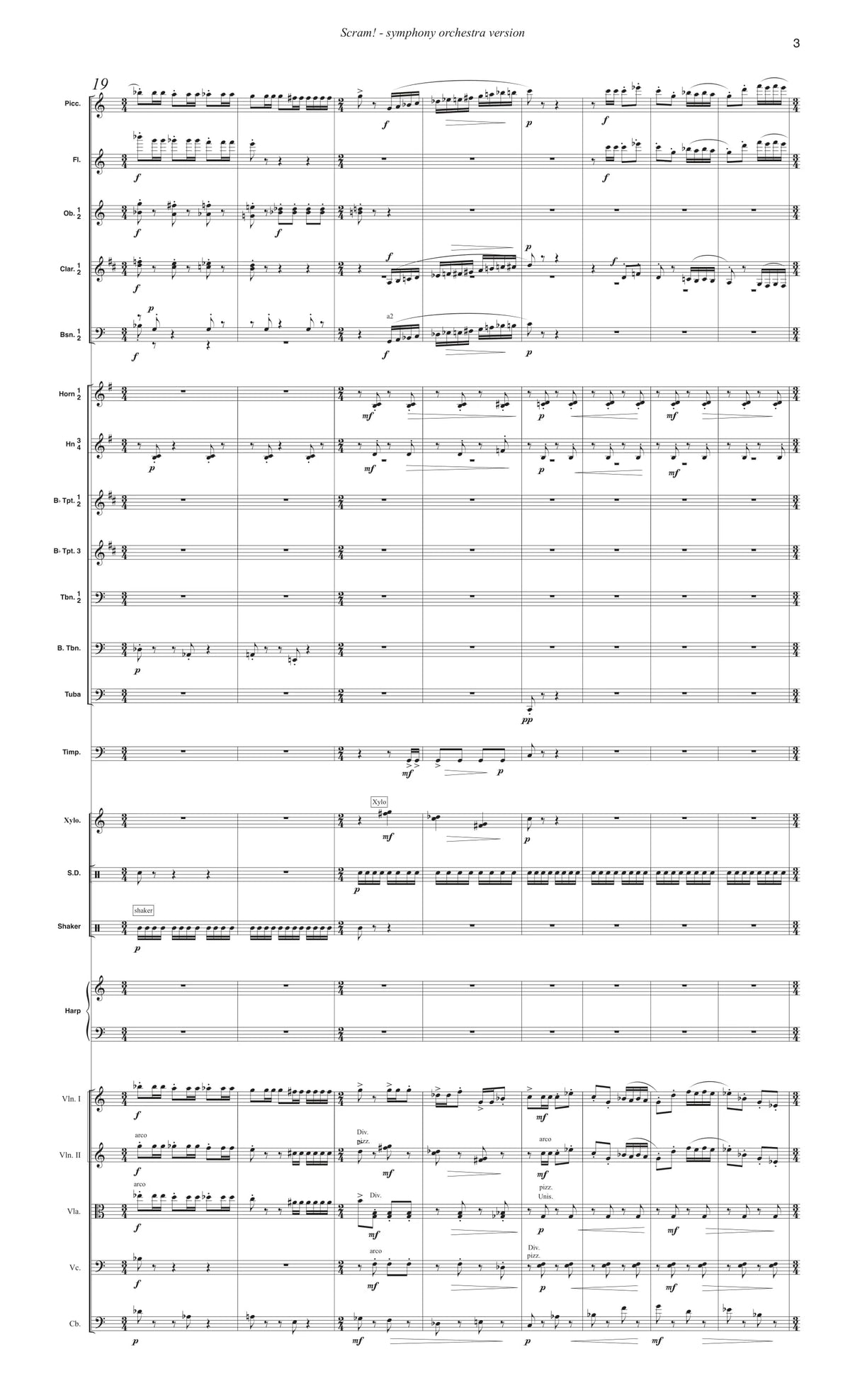 Stephenson: Scram! (Version for Orchestra)