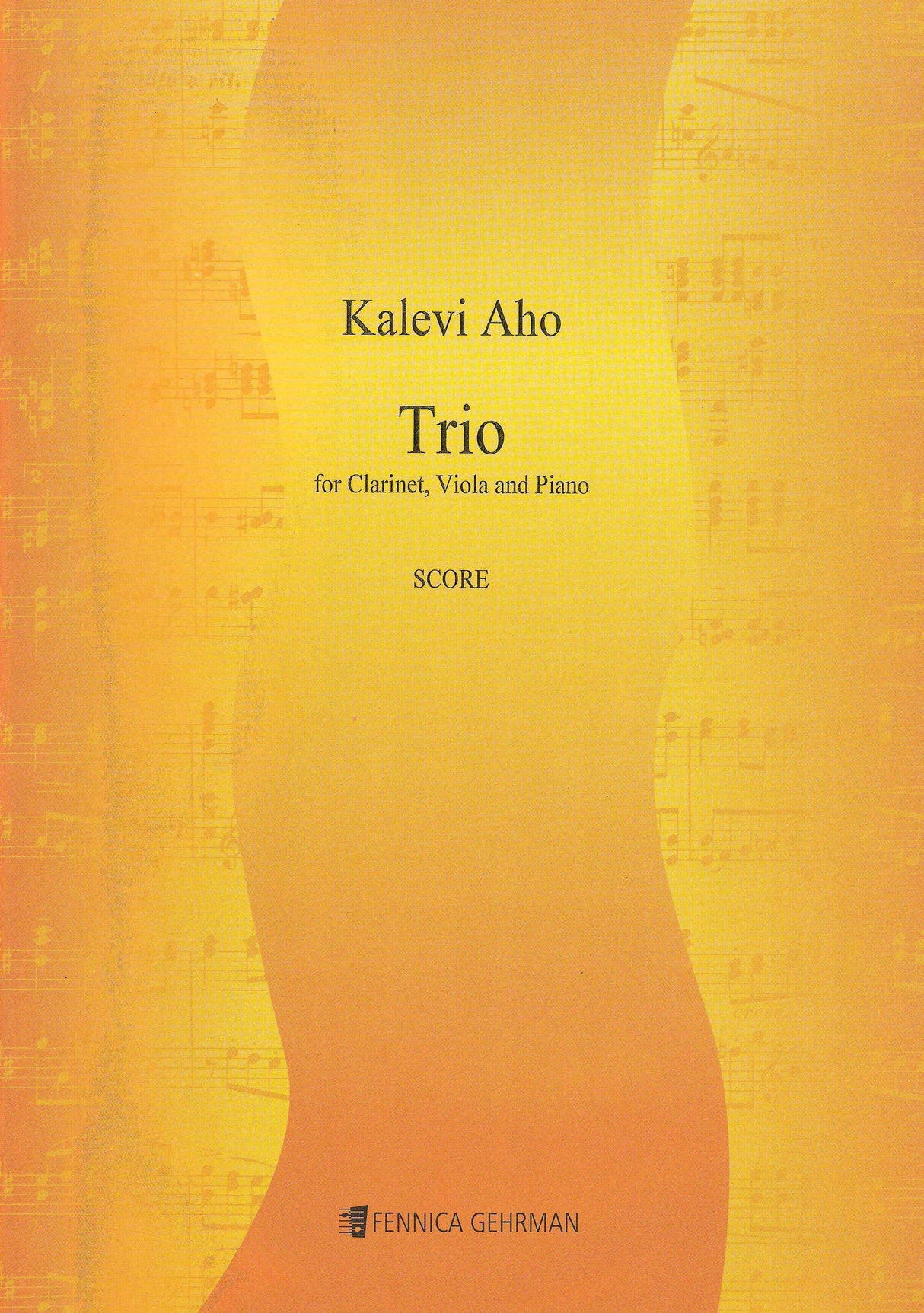 Aho: Trio for Clarinet, Violin, & Piano
