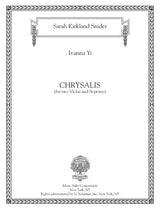 Snider: Chrysalis (Version for Soprano & 2 Violas)