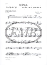 Bartók: Dudások (Bagpipers) arr. for oboe & piano