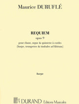 Duruflé: Requiem, Op. 9 - Reduced Orchestration
