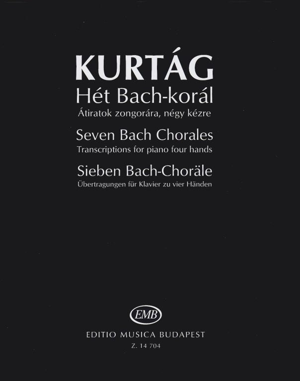 Kurtág: 7 Bach Chorales (arr. for piano 4-hands) – Ficks Music