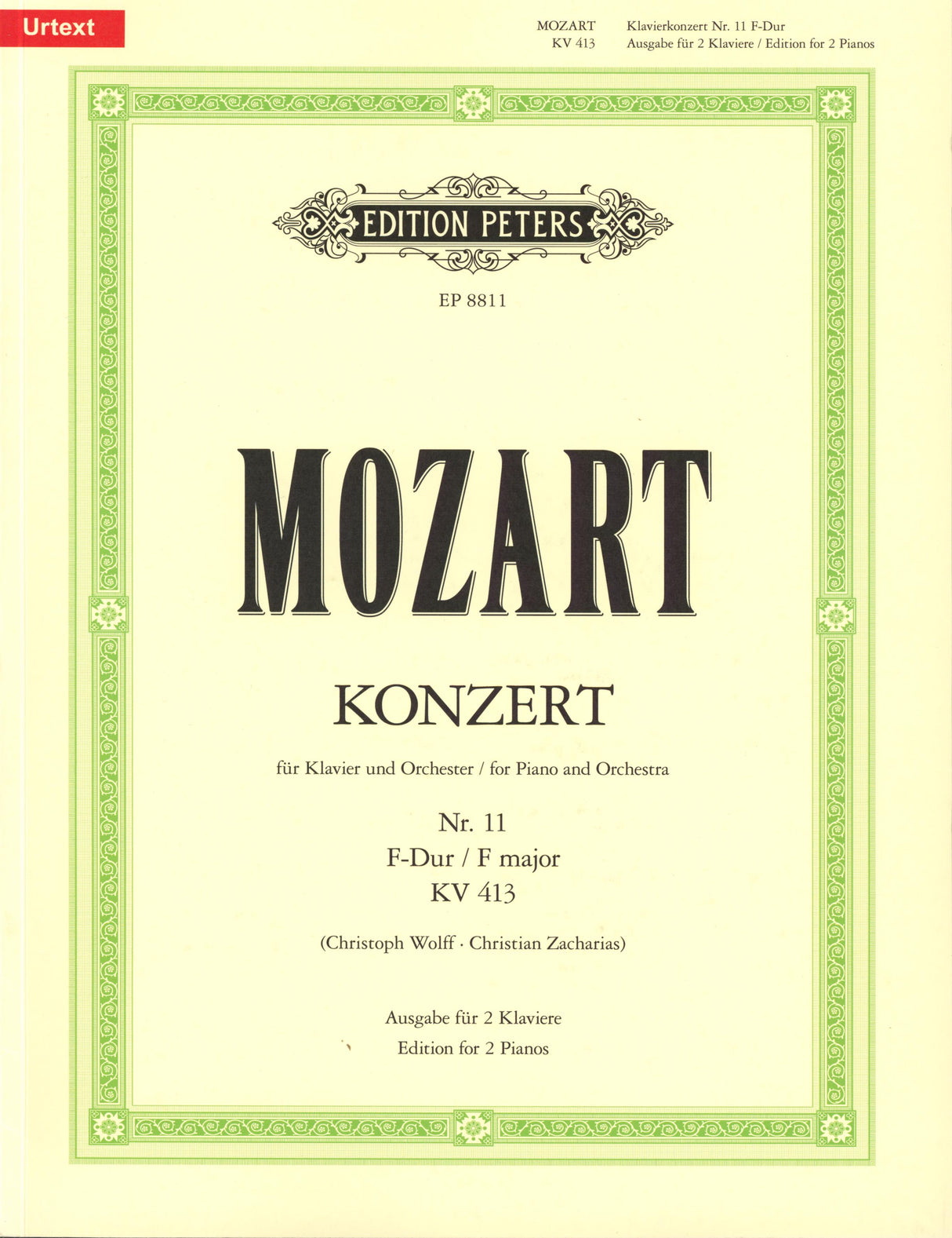 Mozart: Piano Concerto No. 11 in F Major, K. 413 (387a)