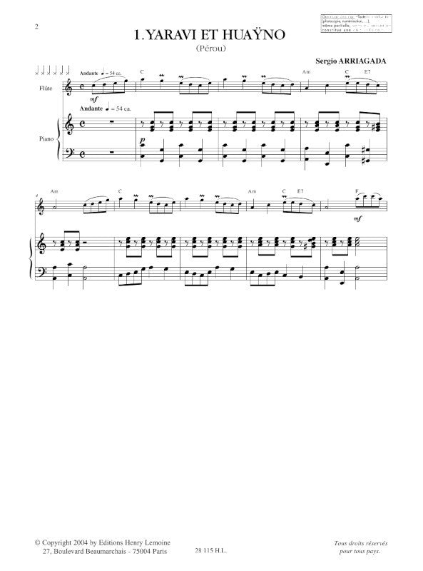 Arriagada: 10 Latin American Etudes