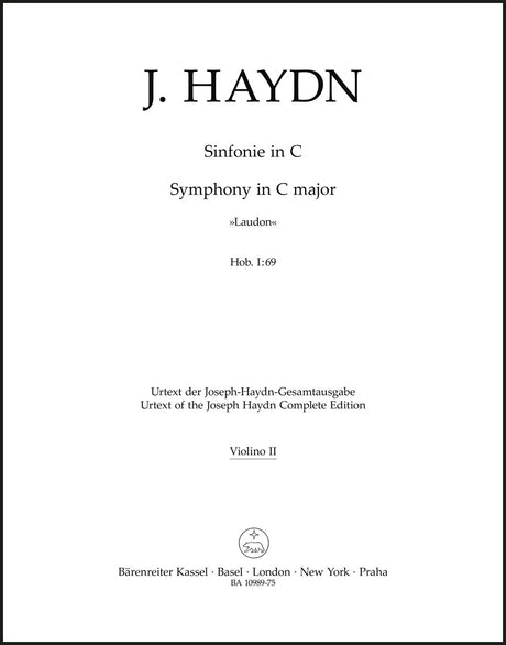 Haydn: Symphony in C Major, Hob. I:69