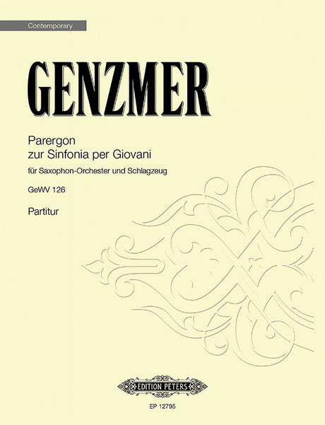 Genzmer: Parergon zur Sinfonia per Giovani